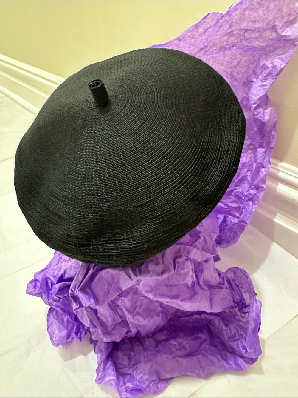 Abigail Aldridge Spring/Summer Softly Structured Woven Beret